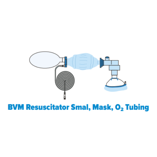 BVM Resüsitatör Küçük Boy, Maske, O² Hortumu